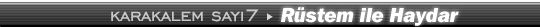 7. say�: R�stem ile Haydar by 