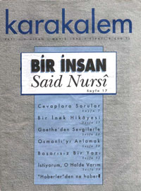 1. say�: Bir insan: Said Nurs�